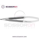 Jacobson Microsurgical Needle Holder TC Dusted Curved Jaws with Handle without Lock