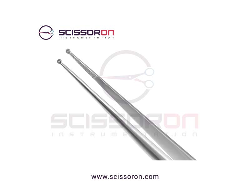 Microsurgical Forceps with 1.0mm Ring Tip TC Dust Surface Lightweight Handle--02