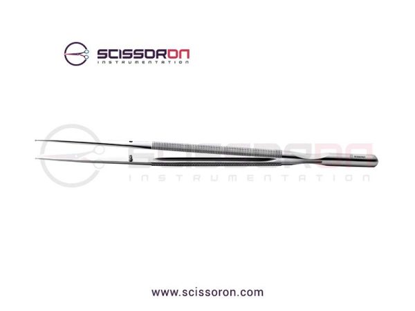 Microsurgical Forceps with 1.0mm Ring Tip TC Dust Surface