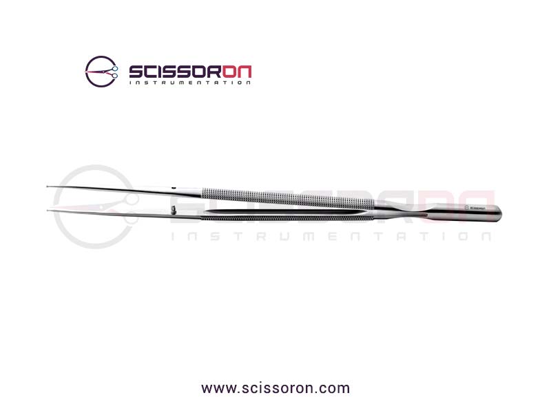 Microsurgical Forceps with 1.0mm Ring Tip TC Dust Surface