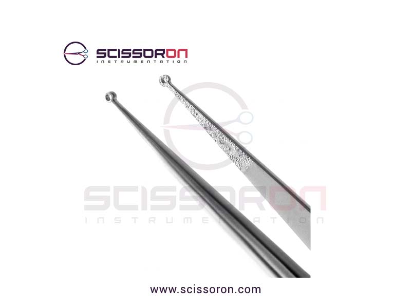 Microsurgical Forceps with 1.0mm Ring Tip TC Dust Surface-02