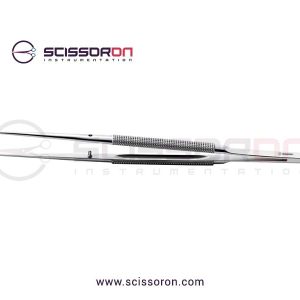 Microsurgical Tissue Forceps without Tying 1.0mm TC Dusted Straight Jaws