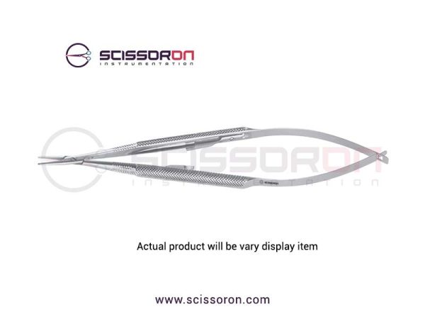 Reill Microsurgical Needle Holder Smooth Jaws Handle without Lock