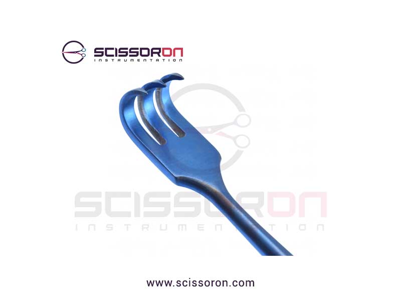 Senn Finger Retractor Sharp Prongs Titanium-02