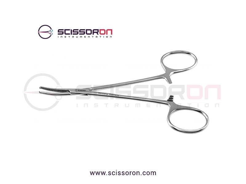 Vascular Mosquito Forceps 1x2 Teeth Curved Jaws