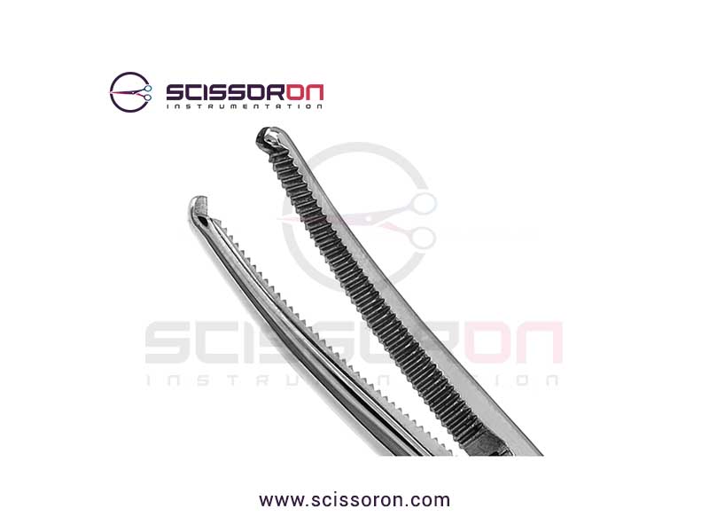 Vascular Mosquito Forceps 1x2 Teeth Curved Jaws-02