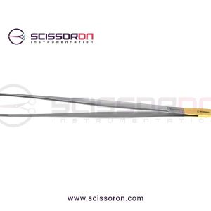 Cushing Dressing Forceps TC Insert Straight Jaws