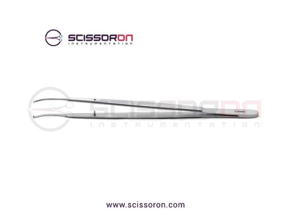 Gerald Tissue Forceps Curved Jaws with 1x2 Teeth End