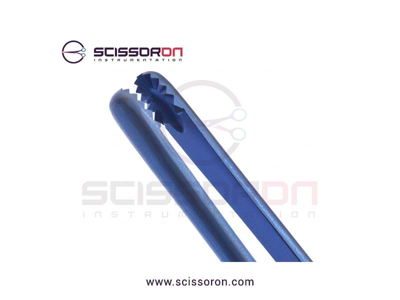 Russian Tissue Forceps Titanium Teeth Edge