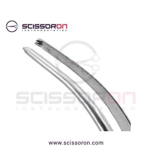 Bishop-Harmon Tissue Forceps 1x2 Teeth End Curved Jaws