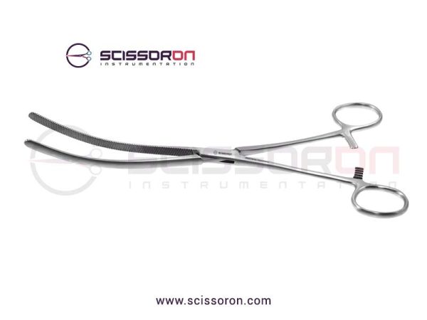 Doyen Intestinal Clamp Curved Jaws-01