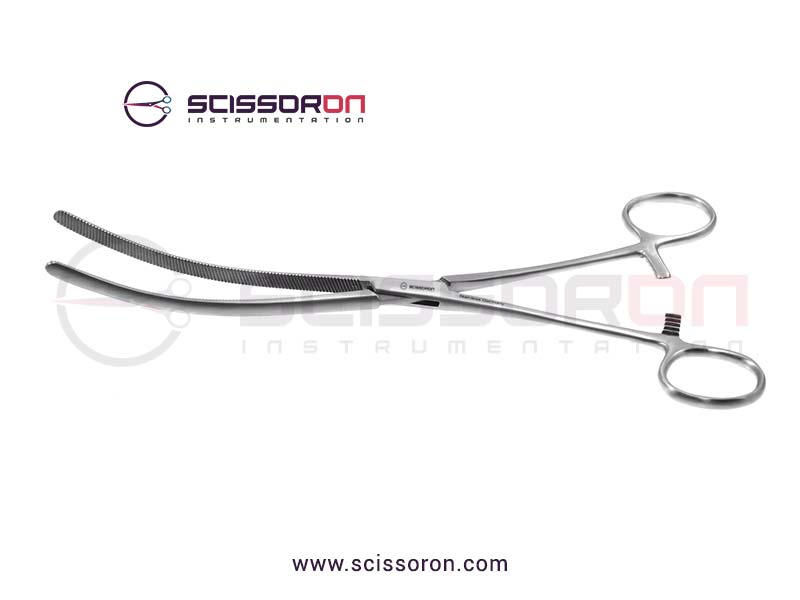 Doyen Intestinal Clamp Curved Jaws-01