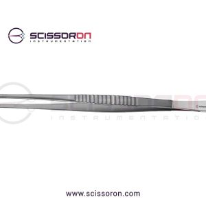 Skinner Tissue Forceps 1×2 Teeth End with TC Serrated Jaws