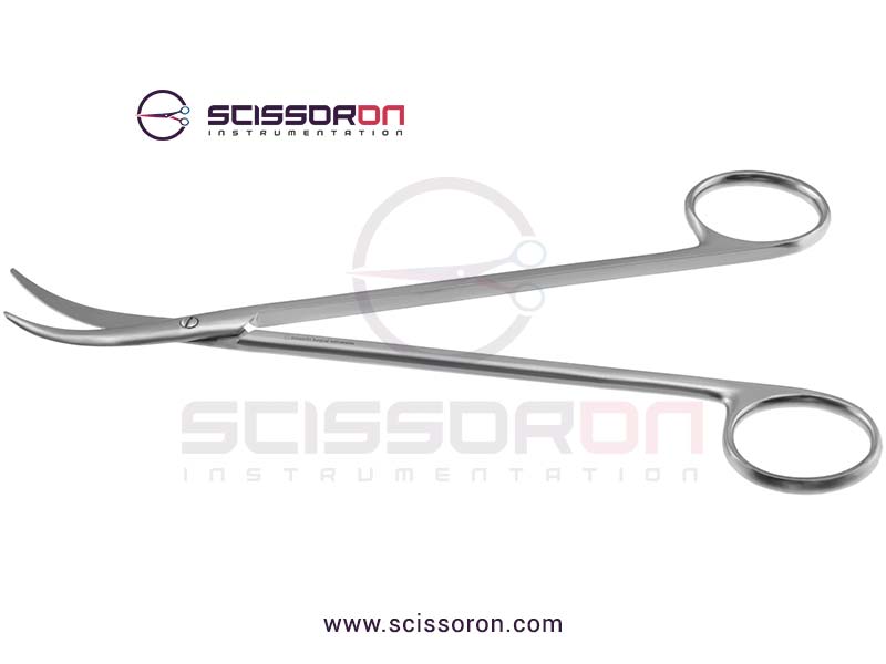 DeBakey Endarterectomy Scissor Fully Curved Blades