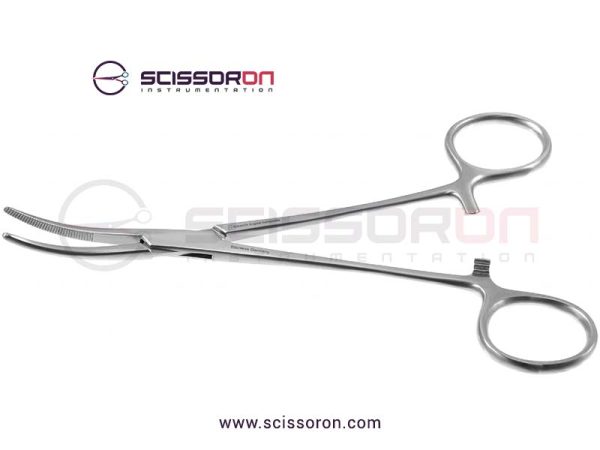 Rankin-Kelly Hemostatic Artery Forceps Curved Jaws