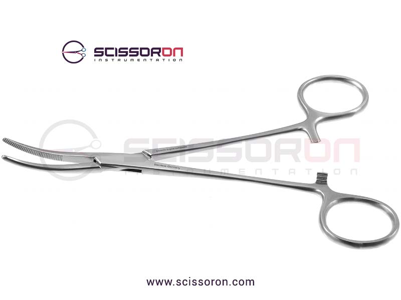 Rankin-Kelly Hemostatic Artery Forceps Curved Jaws