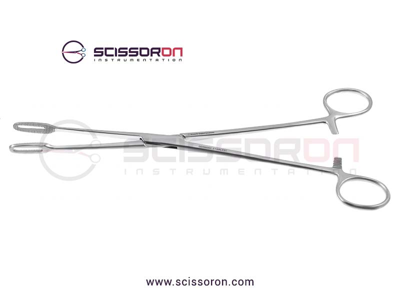 Fletcher (Javerts) Sponge Holding Forceps Straight Jaws-01