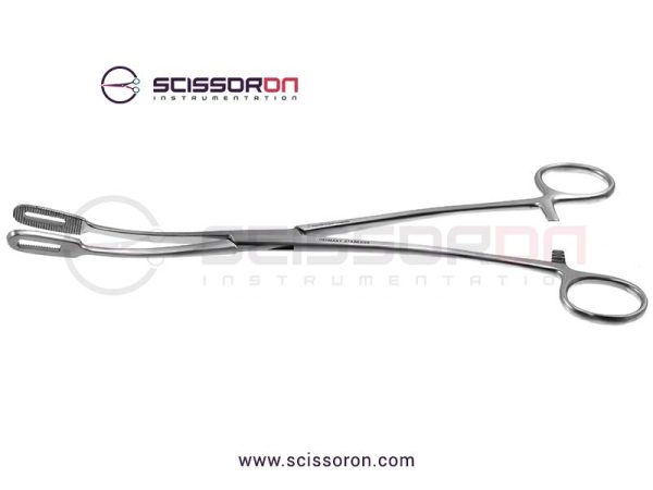 Fletcher (Javerts) Sponge Holding Forceps Curved Jaws-01