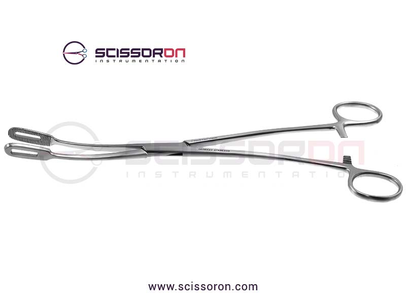 Fletcher (Javerts) Sponge Holding Forceps Curved Jaws-01