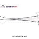 Fletcher Sponge Holding Forceps Curved Jaws-01