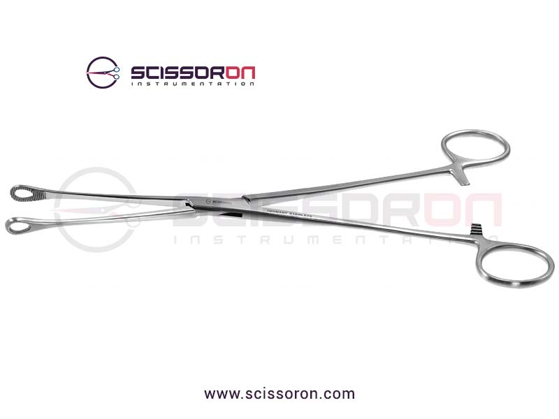 Bergmann-Foerster Sponge Forceps Straight Jaws-01