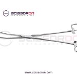 Bergmann-Foerster Sponge Forceps Curved Jaws-01