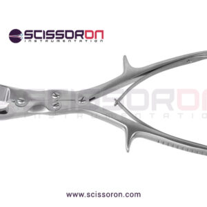 Liston-Stille-bone-cutting-forceps-10-1-2”,double-action,-angle-on-flat-jaws,-spring-handle