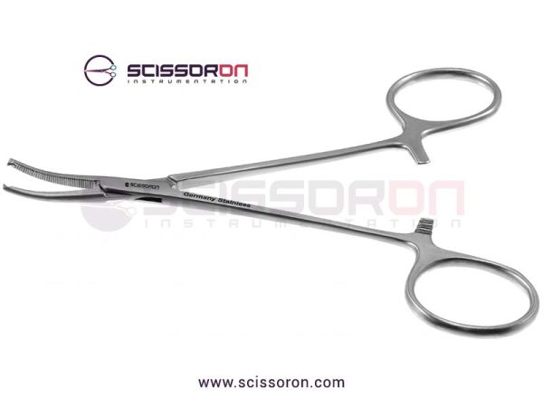 Halstead-hemostatic-mosquito-forceps-Curved-Delicate-Jaws