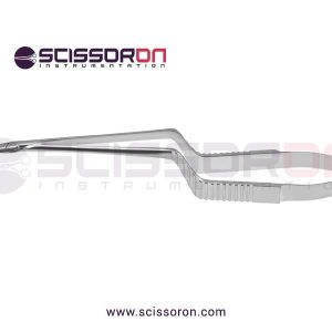 Jacobson Microsurgical Needle Holder TC Dust Delicate Curved Jaws