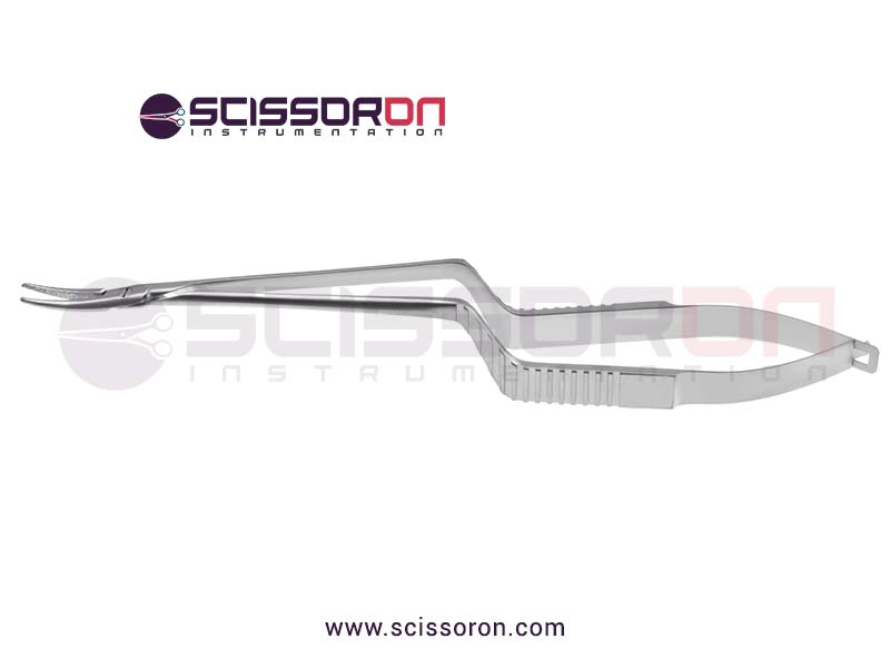 Jacobson Microsurgical Needle Holder TC Dust Delicate Curved Jaws